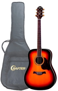 Акустическая гитара CRAFTER D-8 / TS с чехлом
